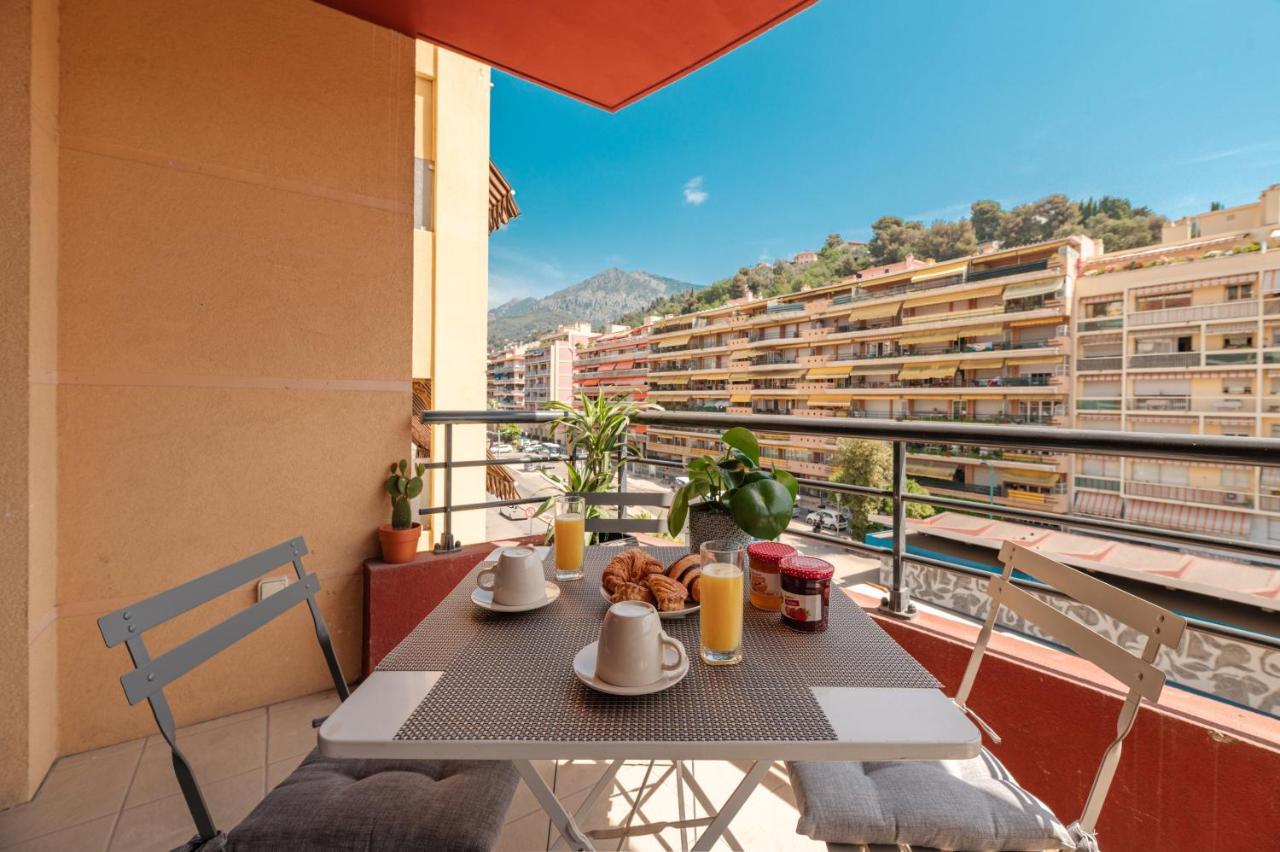 L'Alhambra, Cosy 2 Pieces Au Centre Ville De Menton Exterior foto